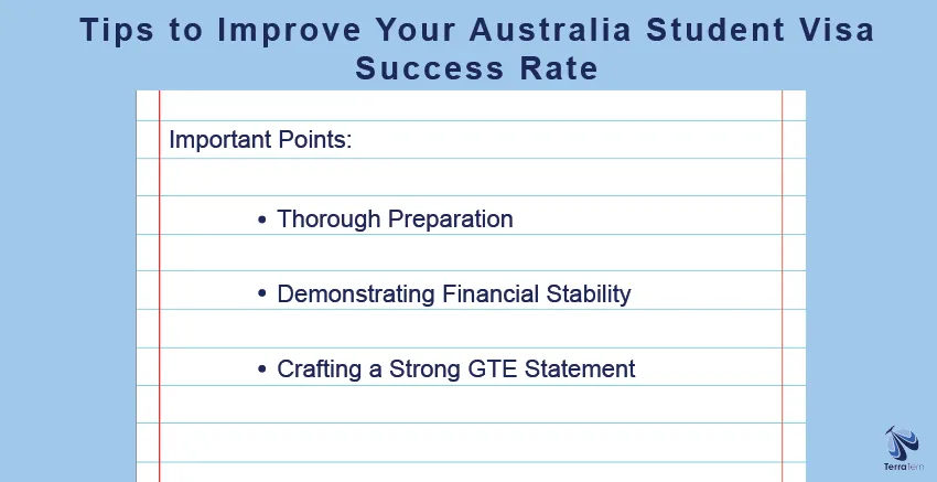 Tips to Improve Your Australia Student Visa Success Rate 2026