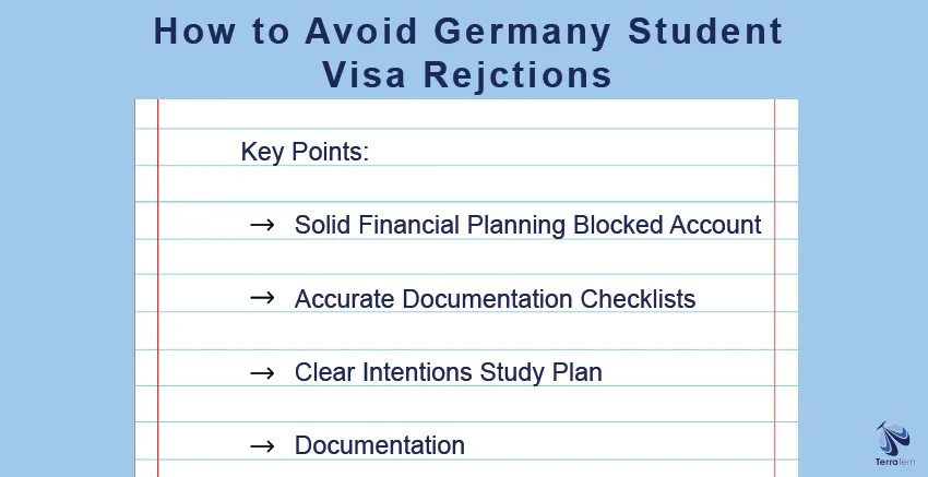 How to Avoid Germany Student Visa Rejections