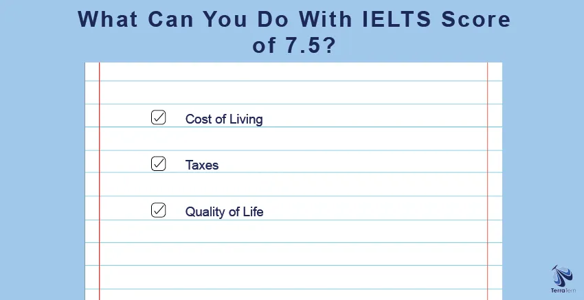 What Can You Do with an IELTS Score of 7.5?