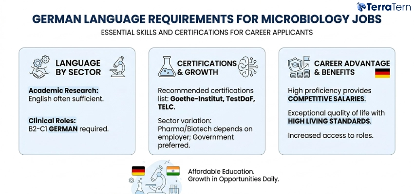 German Language Skills Required for Microbiology Jobs